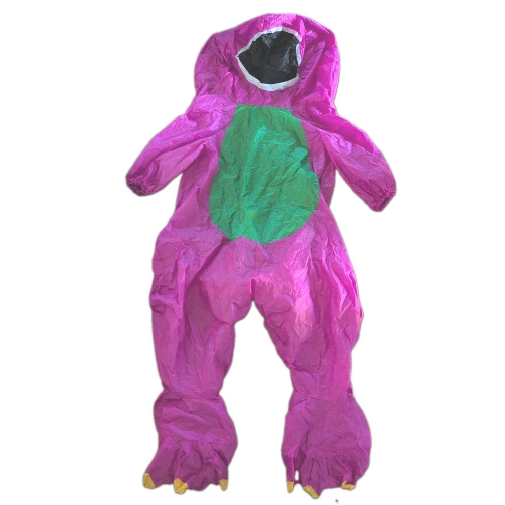 Spirit Halloween Barney Inflatable Adult Costume One Size Battery Operated Fan